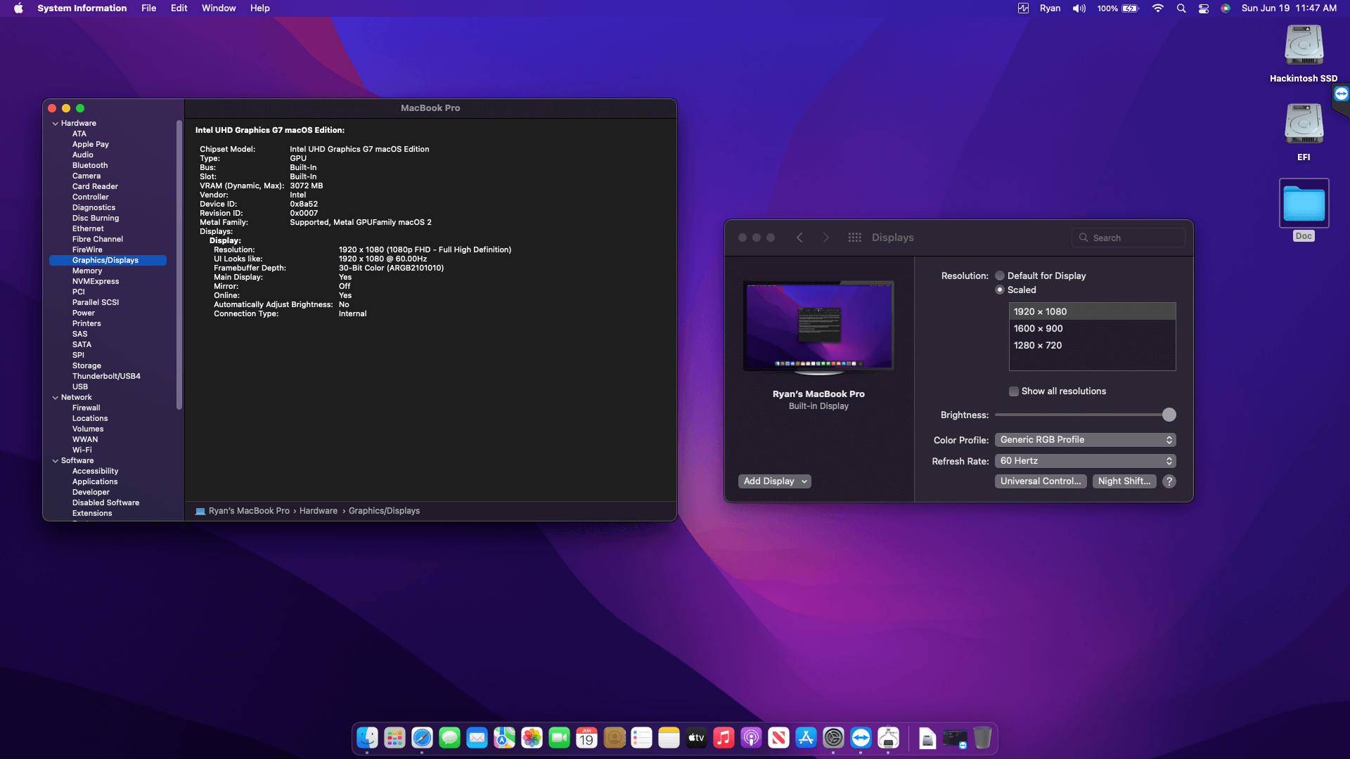 Razer Blade Stealth 13 2019 RZ09 0311EM1  [IceLake   Intel UHD Graphics G7 + I2C]   OpenCore 3